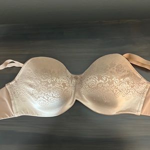 Soma Stunning Support Multi Way Nude Strapless Bra Size 34G
